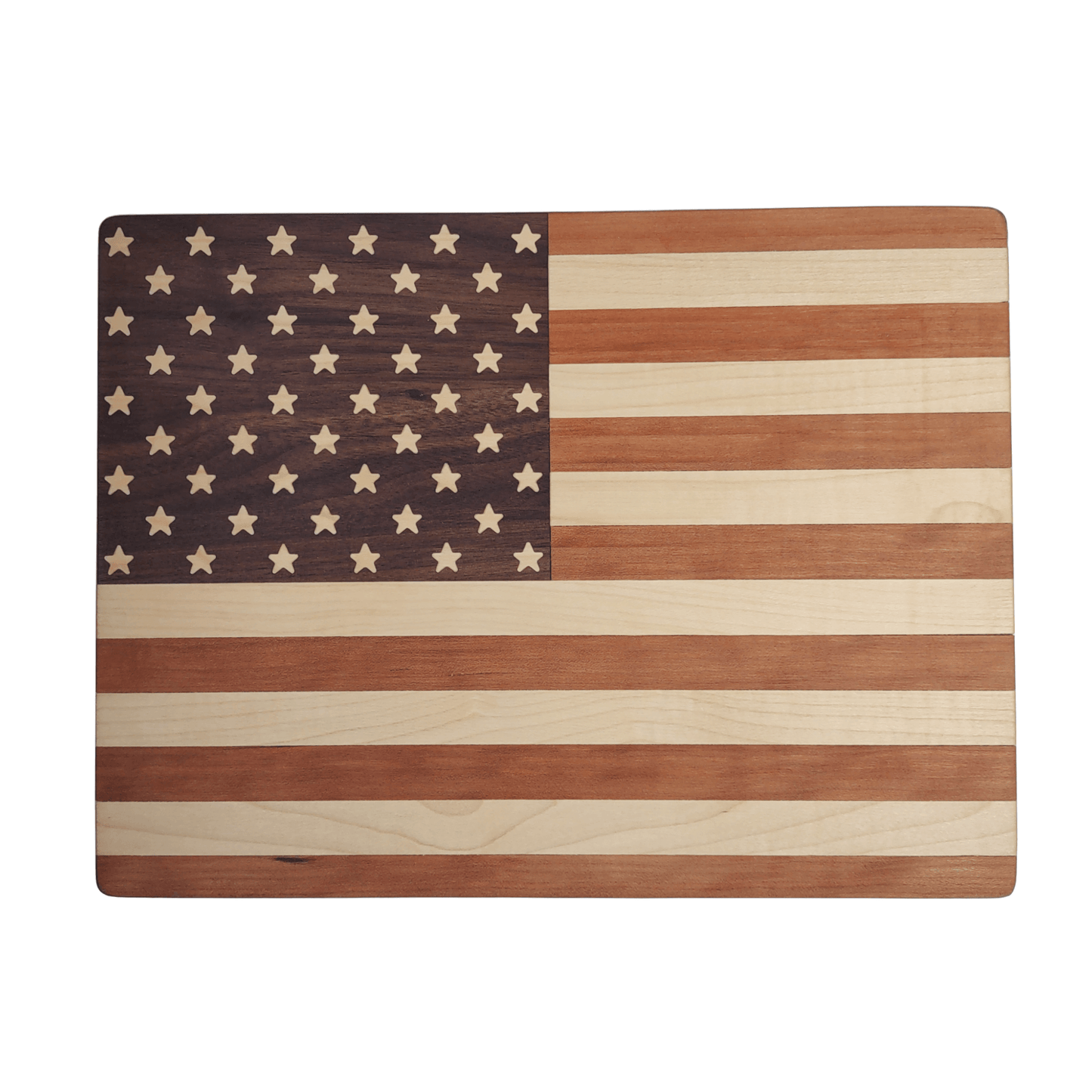 American Flag Hardwood Cutting Board