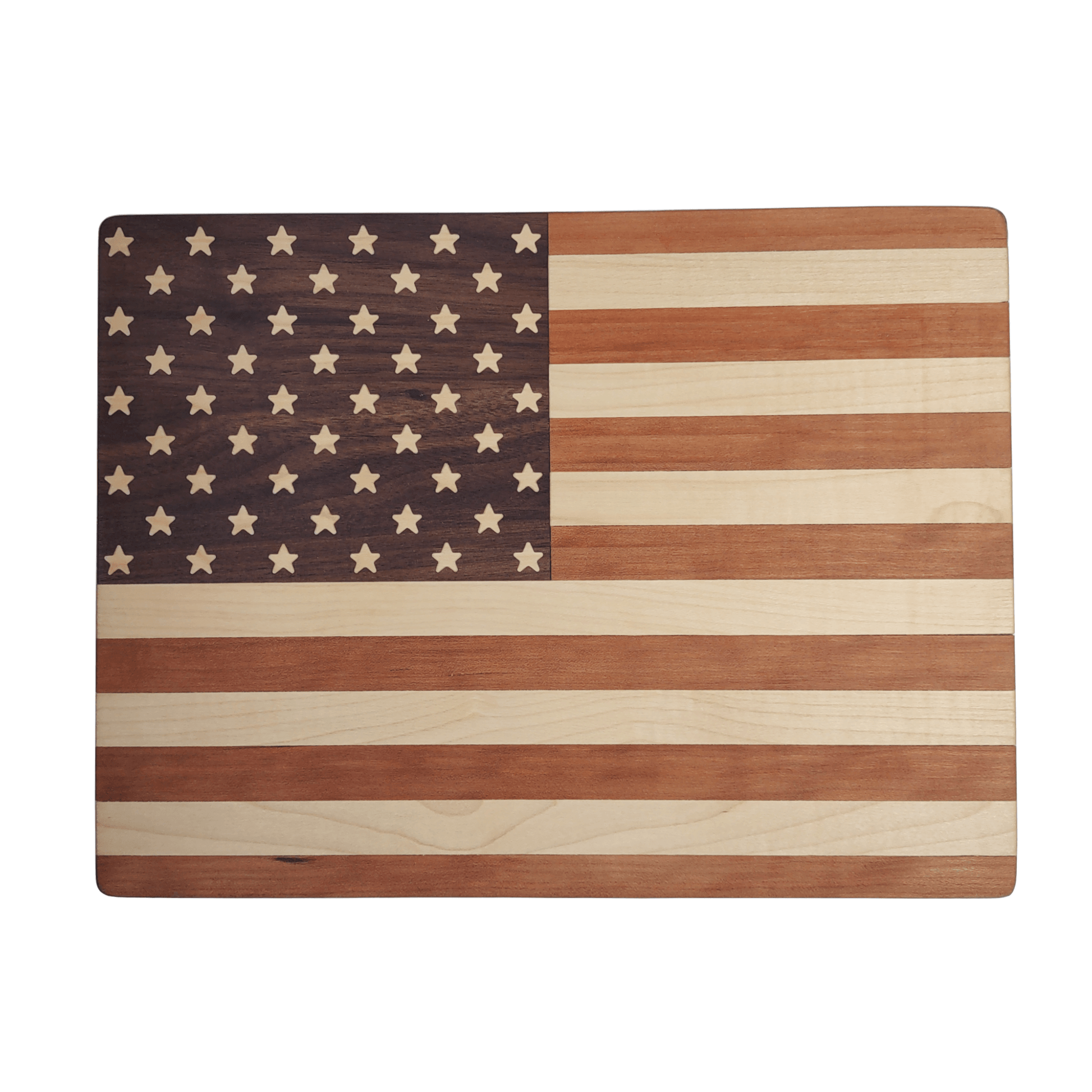American Flag Hardwood Cutting Board