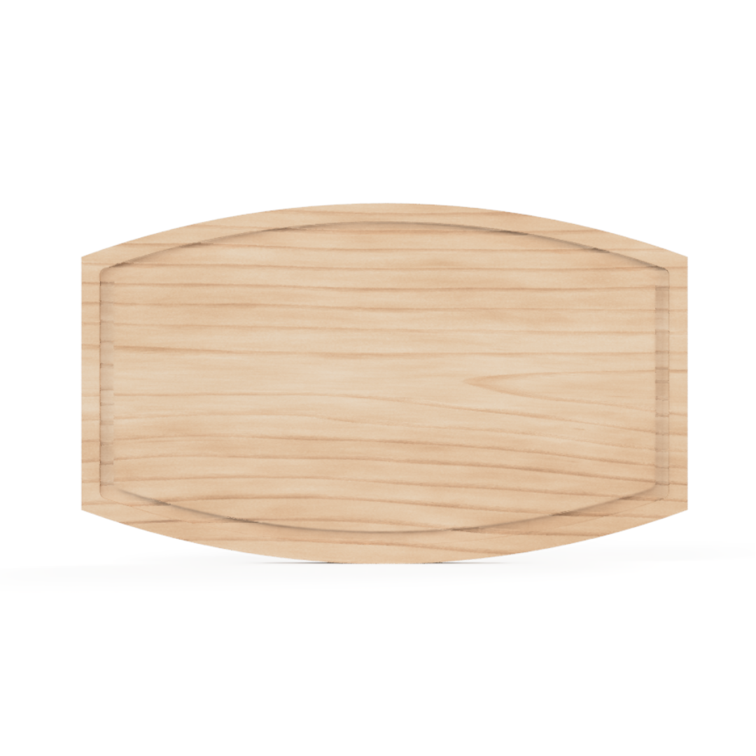 Maple Cutting Board - Double Arched Design