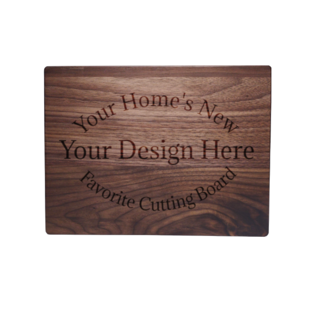 Personalized Engraved Walnut Cutting Board