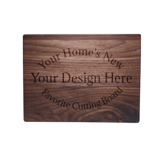 Personalized Engraved Walnut Cutting Board