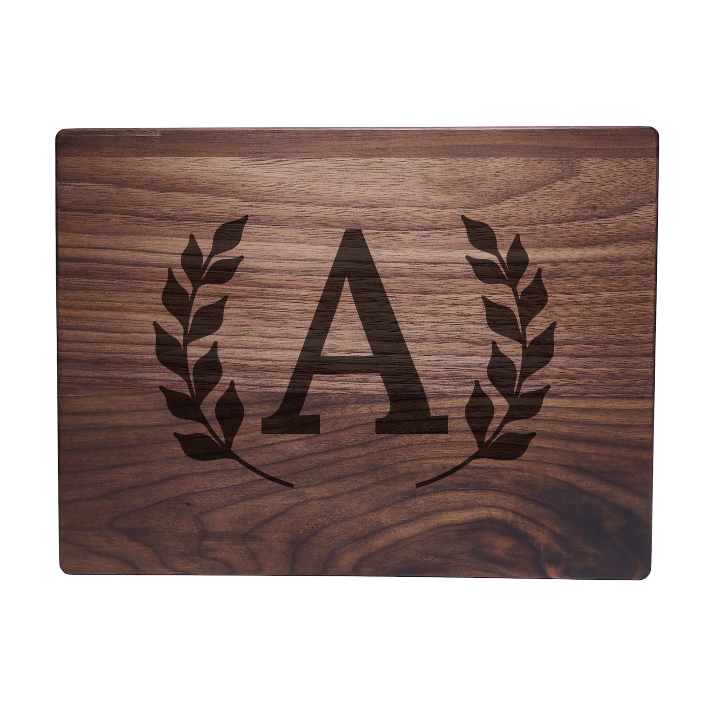 Monogram Walnut Cutting Board A