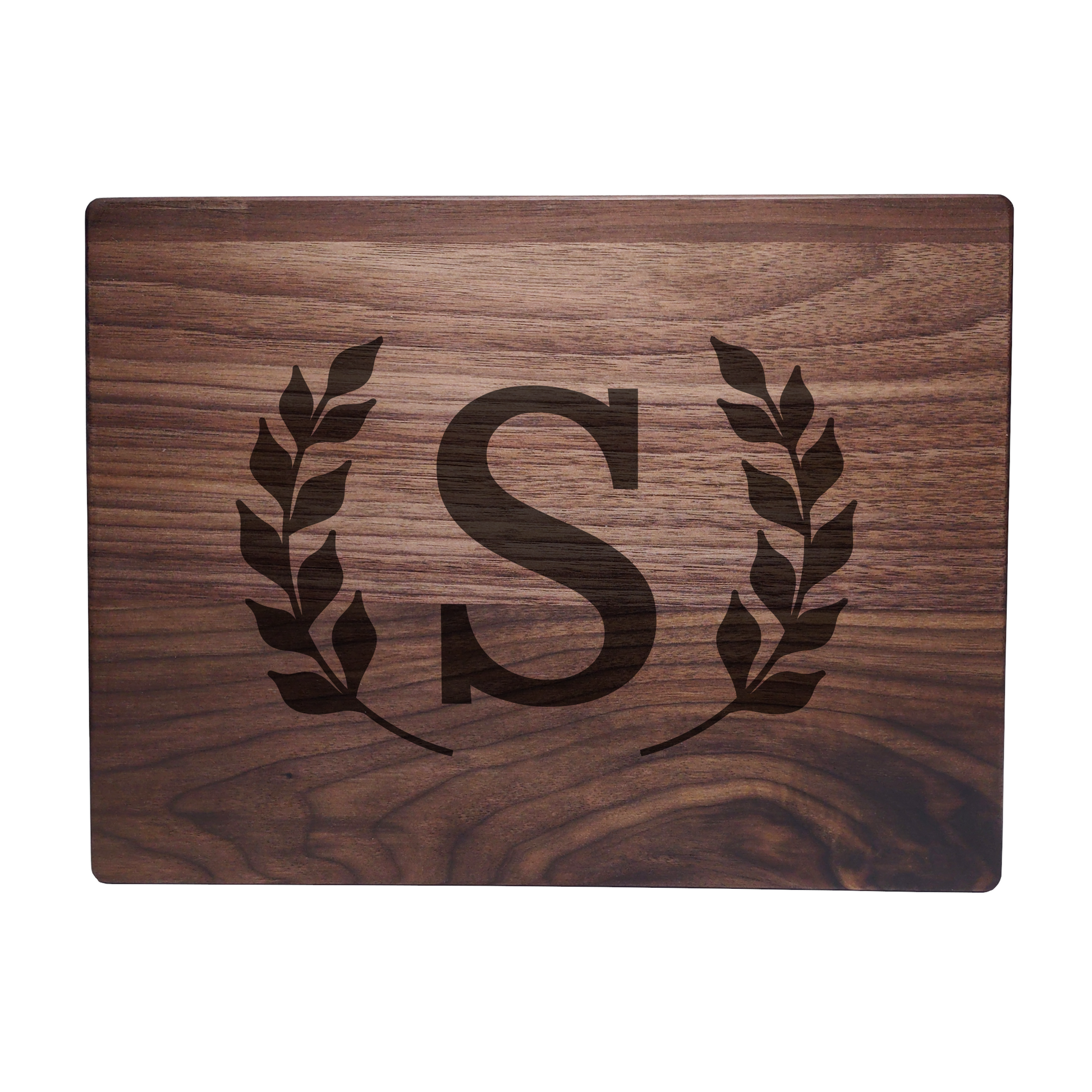 Monogram Walnut Cutting Board S