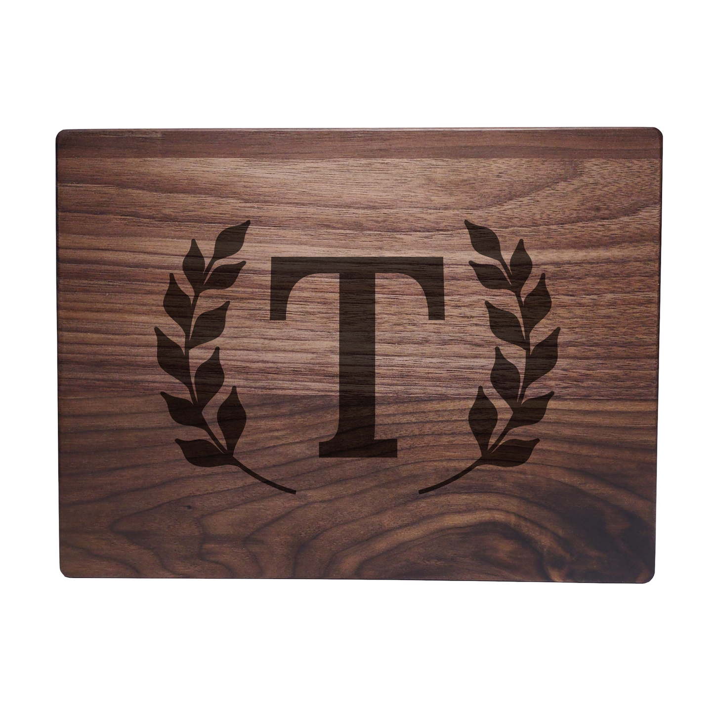 Monogram Walnut Cutting Board T
