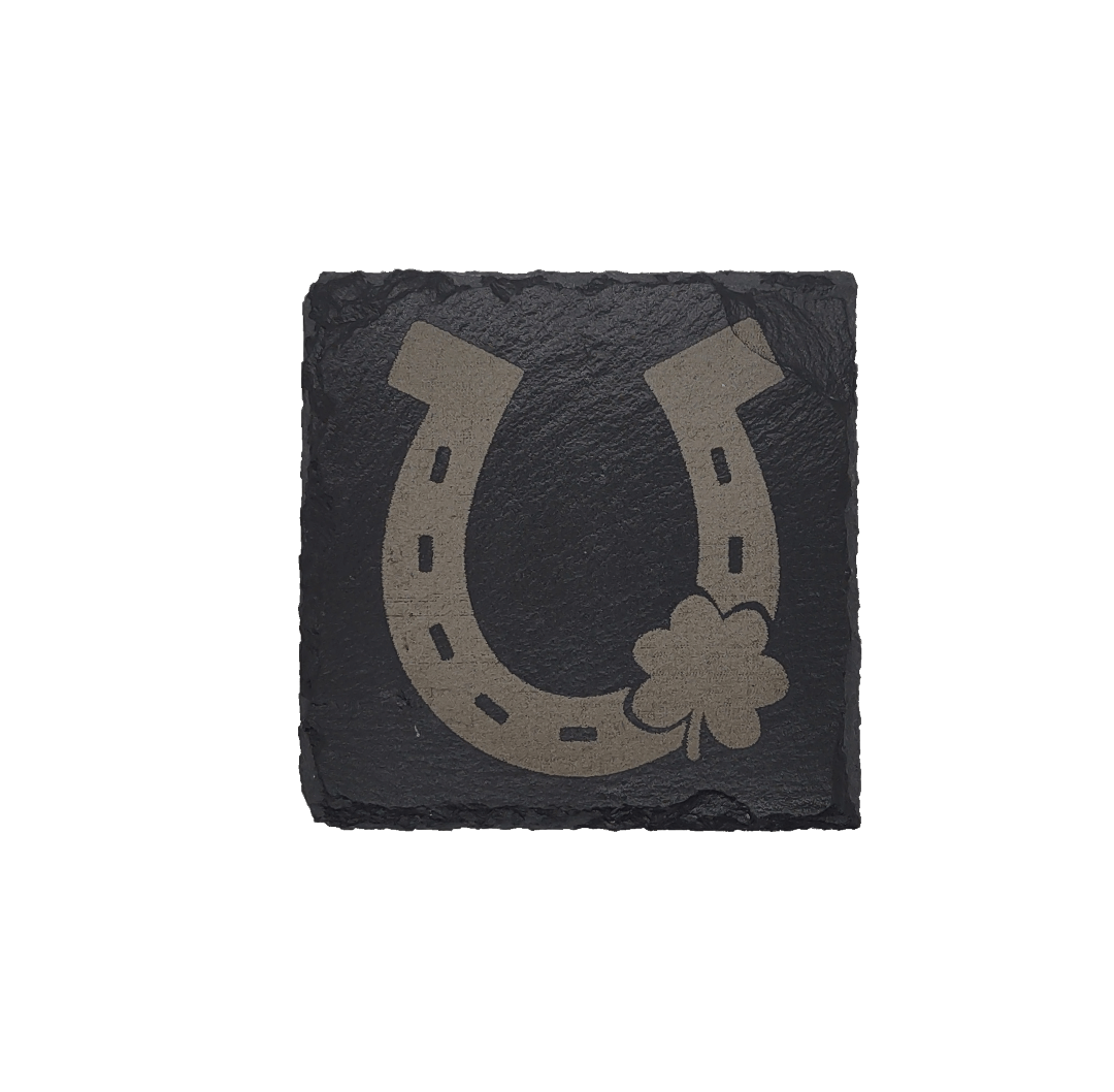Horseshoe slate coaster (4 pcs.)