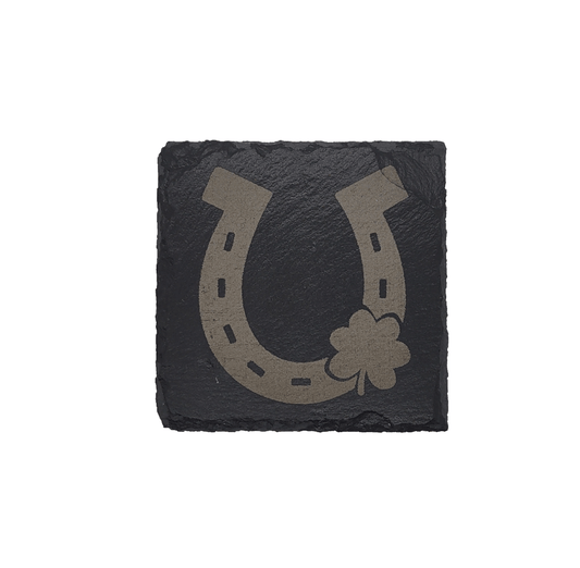 Horseshoe slate coaster (4 pcs.)