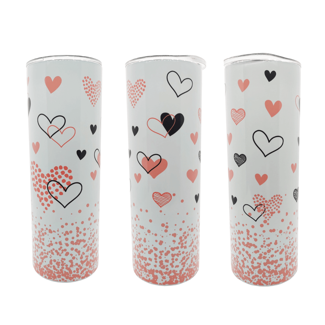 Floating Hearts 20 oz. Tumbler