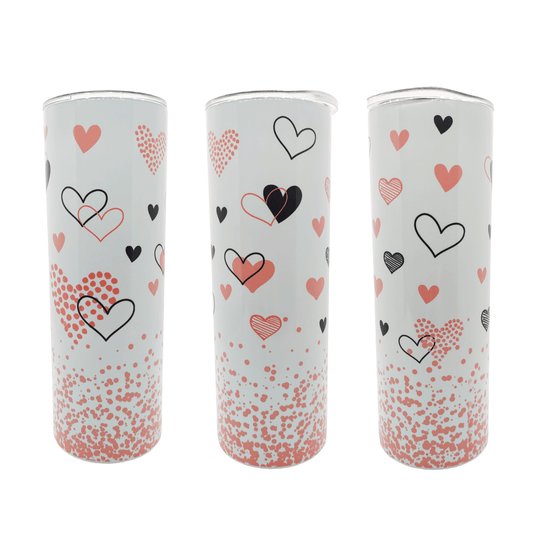 Floating Hearts 20 oz. Tumbler