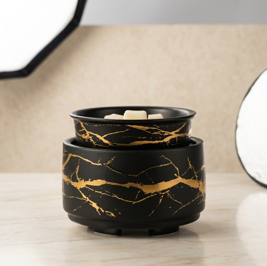 Black and Gold - Wax Melt Warmer