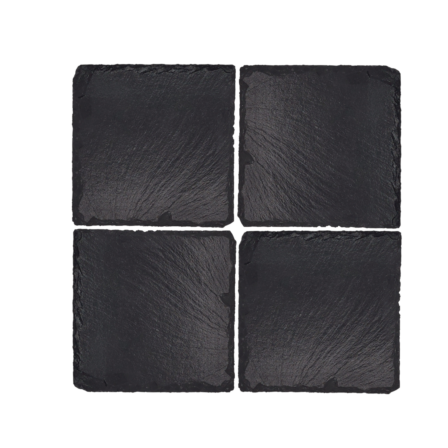 Minimalist Slate Coasters (4 pcs.)