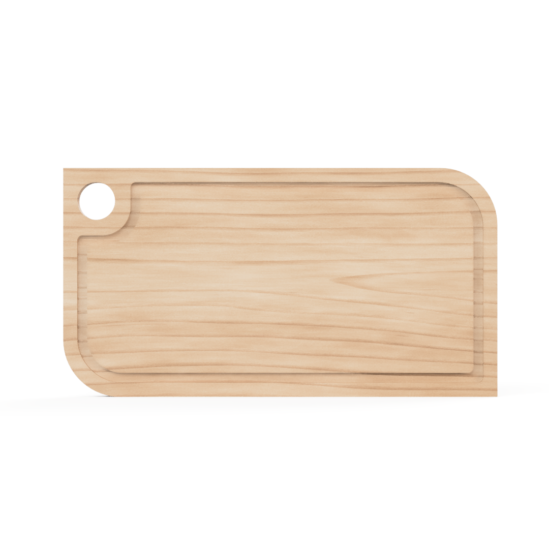 Maple Cutting Board - Twin Corners Design