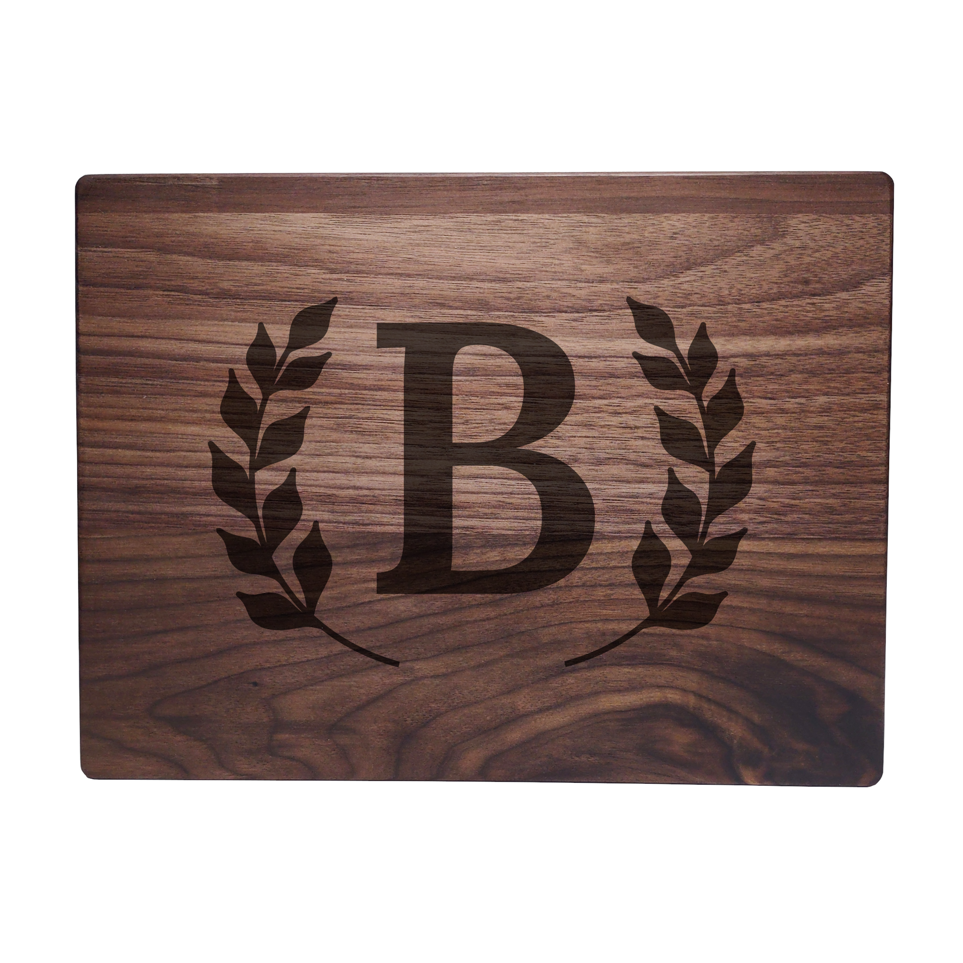 Monogram Walnut Cutting Board B