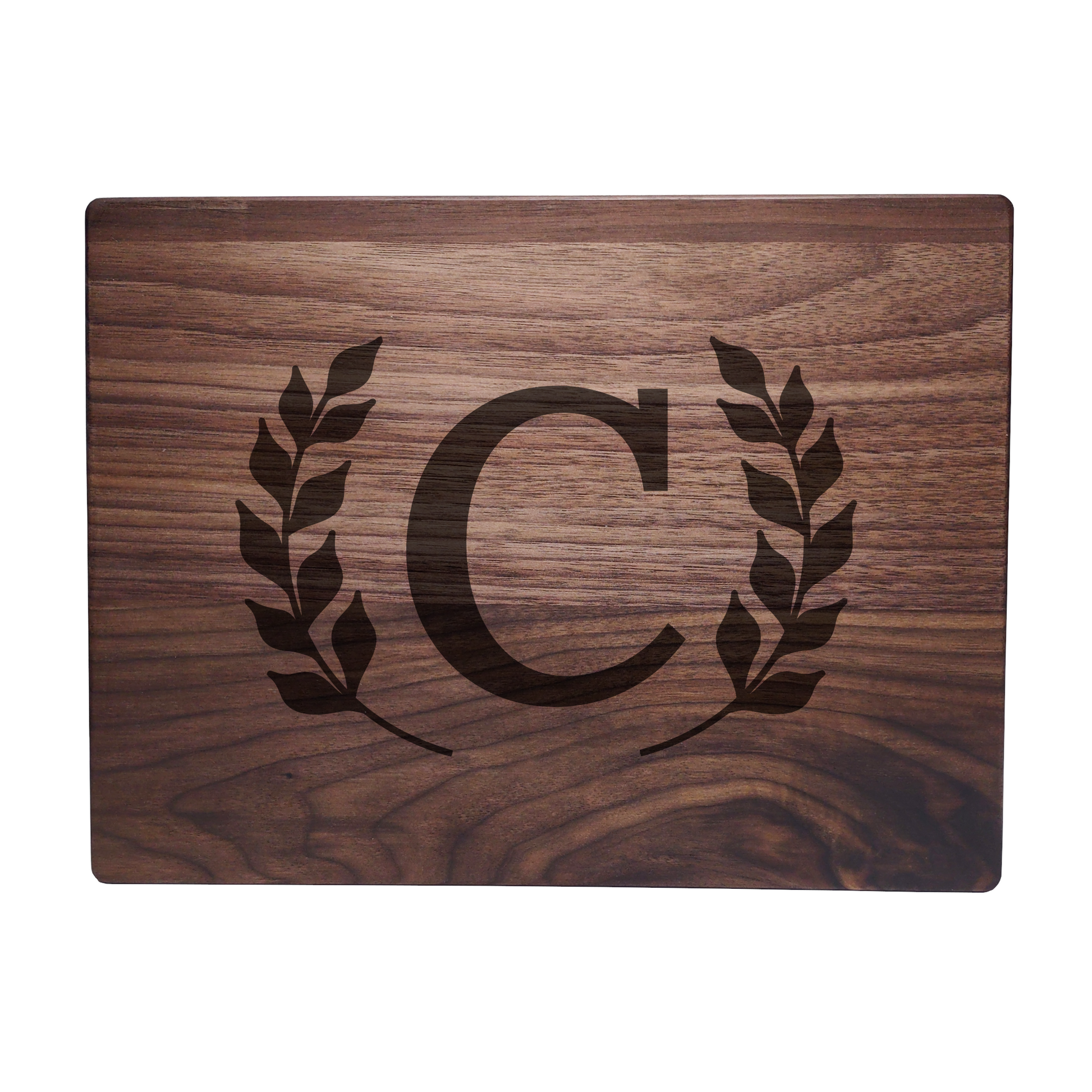 Monogram Walnut Cutting Board C