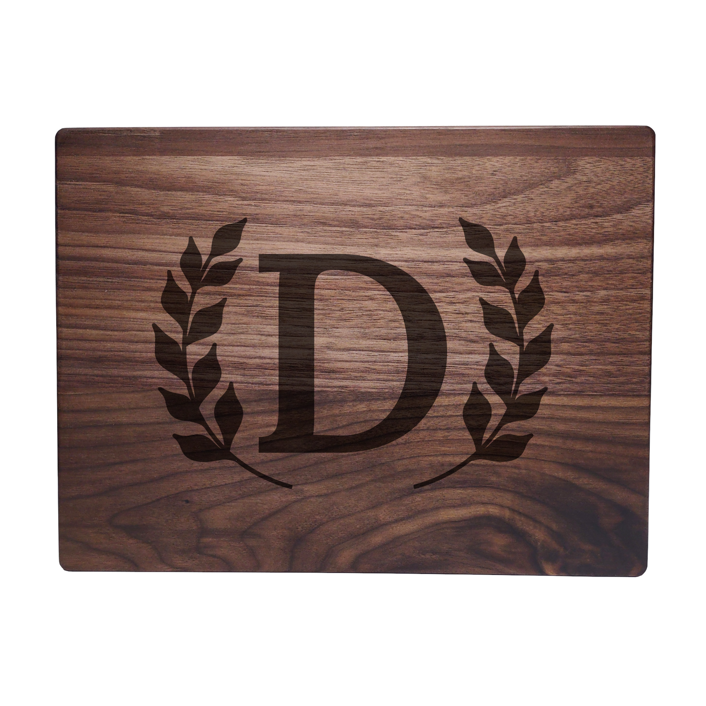 Monogram Walnut Cutting Board D