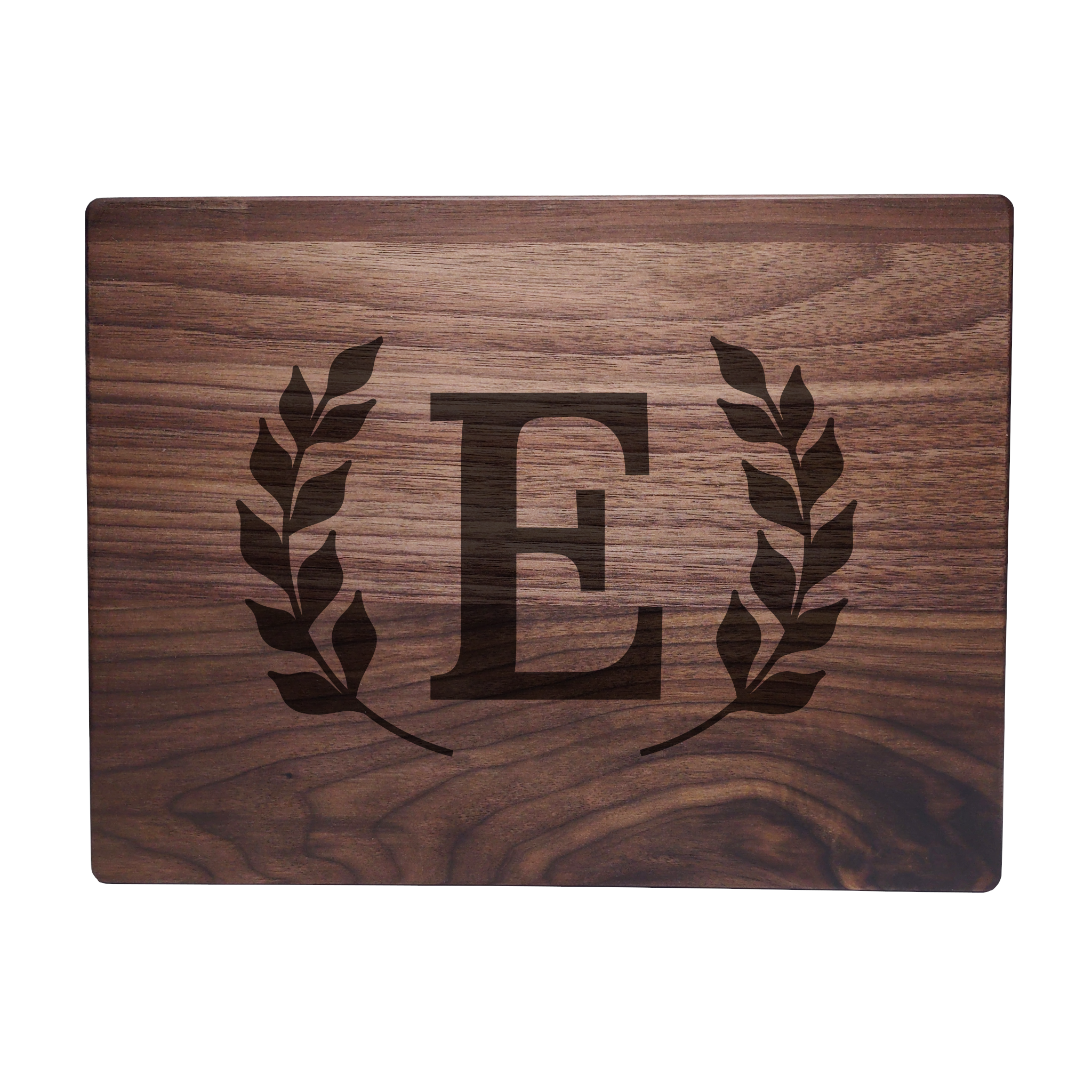 Monogram Walnut Cutting Board E