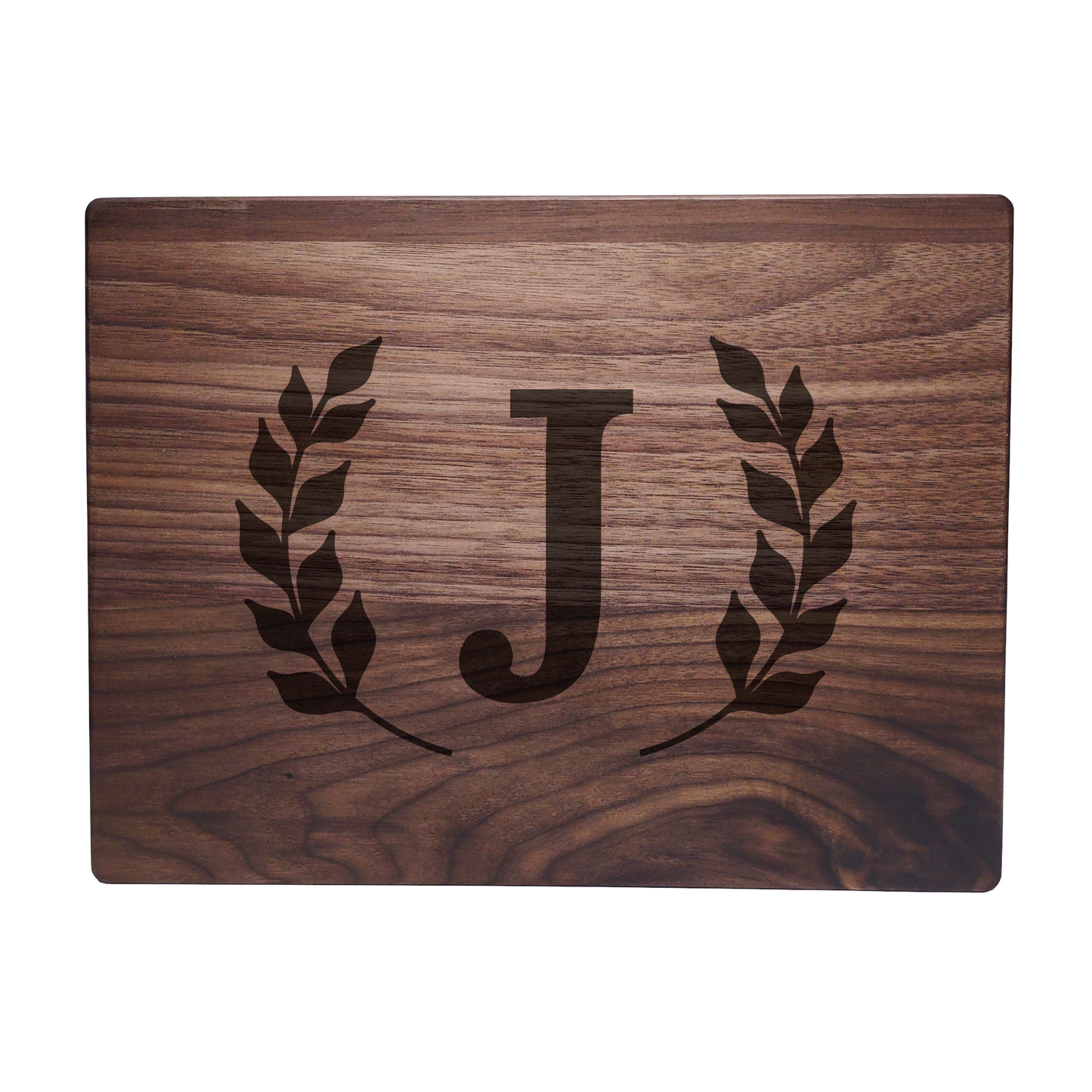 Monogram Walnut Cutting Board J