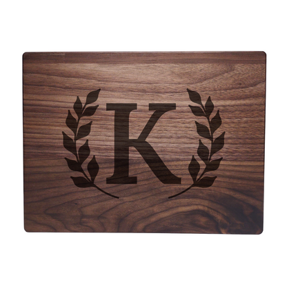 Monogram Walnut Cutting Board K