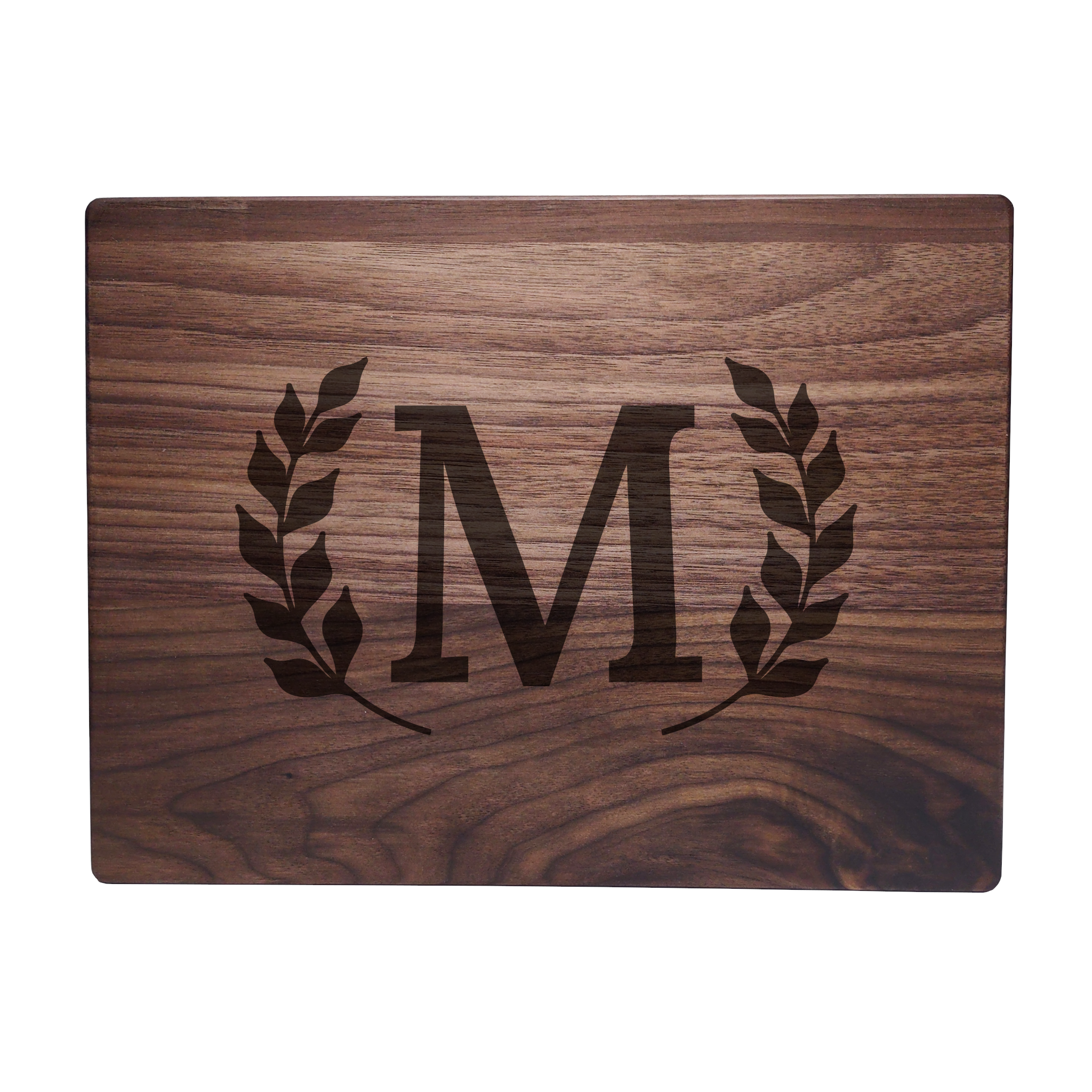Monogram Walnut Cutting Board M