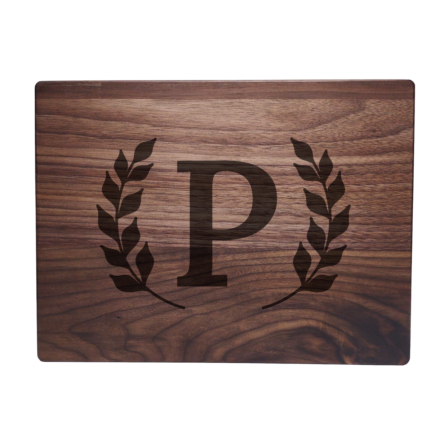 Monogram Walnut Cutting Board P