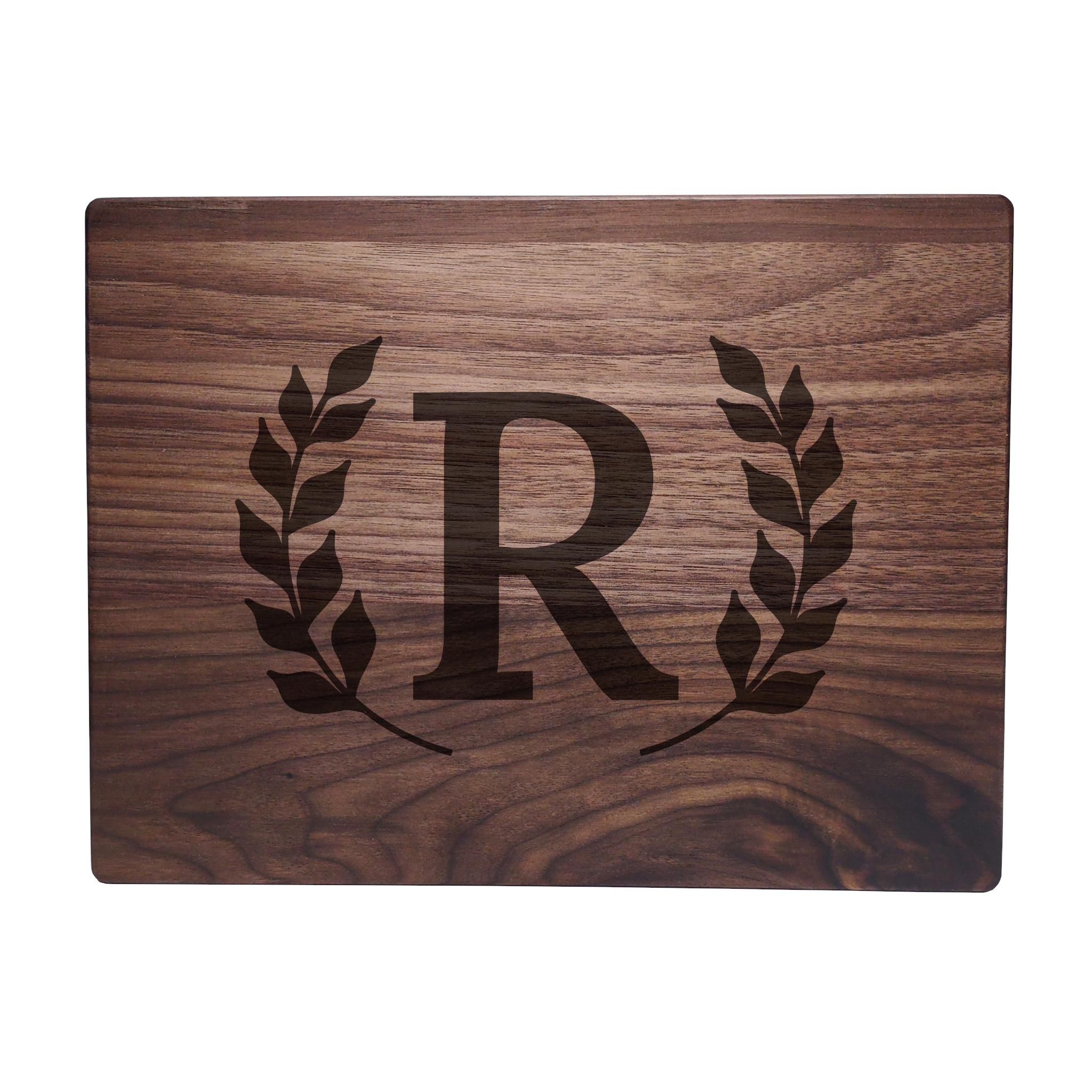 Monogram Walnut Cutting Board R