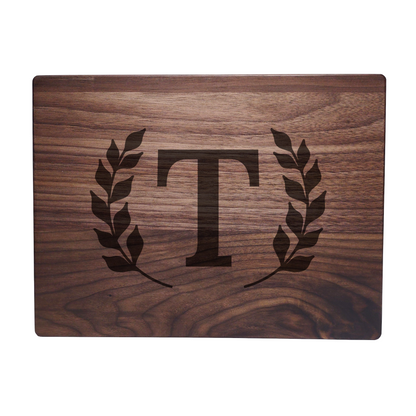 Monogram Walnut Cutting Board T