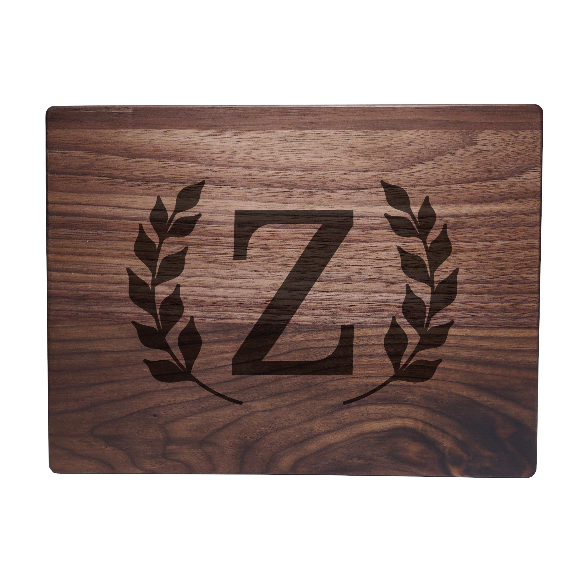 Monogram Walnut Cutting Board Z